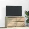 Image de Meuble TV chêne sonoma 100x35x54 cm bois d ingénierie