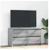 Image de Meuble TV sonoma gris 100x35x54 cm bois d ingénierie