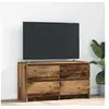 Image de Meuble TV vieux bois 100x35x54 cm bois d ingénierie