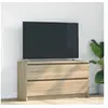 Image de Meuble TV chêne sonoma 100x35x54 cm bois d ingénierie