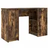 Image de Bureau Chêne fumé 120x42x76 cm Bois d'ingénierie Réf. 861818