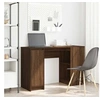 Image de Bureau chêne marron 120x42x76 cm bois d ingénierie