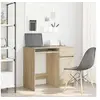Image de Bureau chêne Sonoma 86x49x76 cm bois d ingénierie