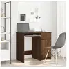 Image de Bureau chêne marron 86x49x76 cm bois d ingénierie