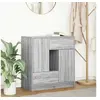 Image de Buffet avec tiroirs et portes sonoma gris 70,5x34x74,5 cm