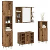 Image de Ensemble de meubles salle de bain 4 pcs bois d'ingénierie, armoire de salle de bain, placard de salle de bain, meuble 3328557