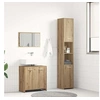 Image de Ensemble de meubles salle de bain 3 pcs bois d'ingénierie, armoire de salle de bain, placard de salle de bain, meuble 3328562