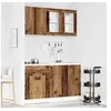 Image de Ensemble de 4 meubles de cuisine "Lyon" en bois d'ingénierie vieilli 3328573
