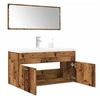 Image de Ensemble de meubles salle de bain 3 pcs bois d ingénierie