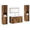 Image de Ensemble de meubles salle de bain 4 pcs bois d'ingénierie, armoire de salle de bain, placard de salle de bain, meuble 3328595