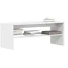 Image de Meuble TV Blanc 100 x 40 x 40 cm Aggloméré