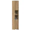 Image de Armoire de salle de bain chêne artisanal 30x30x183,5 cm 859394