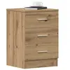 Image de Tables de chevet 2 pcs chêne artisanal 38x35x55 cm, meuble de chevet, table d'appoint, armoire de lit, armoire de 861127