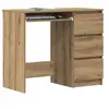 Image de Bureau chêne artisanal 90x45x76 cm bois d ingénierie