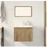 Image de Ensemble de meubles salle de bain 2 pcs bois d ingénierie