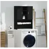 Image de Meuble pour machine à laver chêne noir 70,5x25,5x90 cm