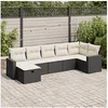 Image de Salon de jardin modulable GENERIQUE 7 pieces 7 personnes 62 x 65.5 x 69 cm resine tressee
