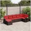 Image de Salon de jardin GENERIQUE resine tressee 7 pieces 62 x 55 x 69 cm