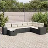 Image de Salon de jardin modulable GENERIQUE resine tressee 8 pieces 62 x 93 x 69 cm 8 personnes