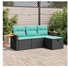 Image de Salon de jardin GENERIQUE 4 pieces rotin 62 x 62 x 69 cm