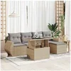 Image de Salon de jardin GENERIQUE 2 personnes resine tressee 62 x 71 x 69 cm 6 pieces