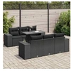 Image de Salon de jardin modulable GENERIQUE resine tressee 2 personnes 100 x 55 x 73 cm 7 pieces