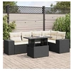 Image de Salon de jardin modulable GENERIQUE 6 pieces 5 personnes 100 x 55 x 73 cm resine tressee