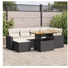 Image de Salon de jardin modulable GENERIQUE resine tressee 7 pieces 55 x 55 x 73 cm 6 personnes