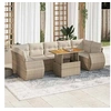 Image de Salon de jardin modulable GENERIQUE 8 pieces resine tressee 100 x 55 x 73 cm 2 personnes
