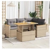 Image de Salon de jardin modulable GENERIQUE 5 pieces resine tressee 55 x 62 x 69 cm 2 personnes
