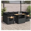 Image de Salon de jardin modulable GENERIQUE 7 pieces 6 personnes 55 x 62 x 69 cm resine tressee