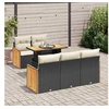 Image de Salon de jardin modulable GENERIQUE 6 pieces resine tressee 62 x 59 x 69 cm 5 personnes
