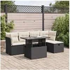 Image de Salon de jardin modulable GENERIQUE 5 personnes 6 pieces 55 x 62 x 69 cm resine tressee