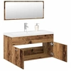 Image de Ensemble de meubles salle de bain 3 pcs bois d ingénierie