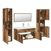 Image de Ensemble de meubles salle de bain 5 pcs bois d ingénierie