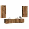 Image de Meubles TV muraux 4 pcs vieux bois bois d ingénierie