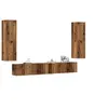 Image de Meubles TV muraux 4 pcs vieux bois bois d ingénierie