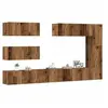 Image de Ensemble de meuble TV mural 7 pcs vieux bois bois d'ingénierie 3329139