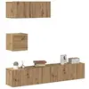 Image de Ensemble de meuble TV mural 4 pcs chêne artisanal