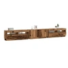 Image de Meuble TV avec lumières LED vieux bois bois d'ingénierie 3329169