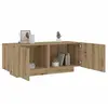 Image de Table de chevet chêne artisanal 100x35x40 cm bois d'ingénierie, table de nuit, table d'appoint pour chambre à 3329174