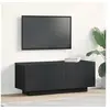 Image de Meuble TV Chêne Noir 100x35x40 cm En bois d ingénierie