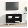 Image de Meuble TV en chêne noir 69.5x30x50 cm, bois d ingénierie