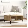 Image de Table basse Artisan en chêne 60x60x30 cm en bois d ingénierie