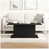 Image de Table basse en chêne noir 102x55,5x40 cm en bois d ingénierie