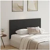 Image de Tï¿½te de lit Noir Chï¿½ne 160x1,5x80 cm en bois d'ingï¿½nierie 862736
