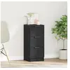 Image de Buffet en chêne noir 30x30x70 cm en bois d ingénierie