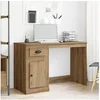 Image de Bureau avec rangement Chêne Artisan 50x115x75 cm Bois d ingénierie