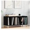 Image de Meuble de rangement en chêne noir 100x38x48 cm en bois d ingénierie
