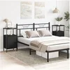 Image de Meubles de chevet 2 pcs Chêne noir 41x31x80 cm Bois d ingénierie